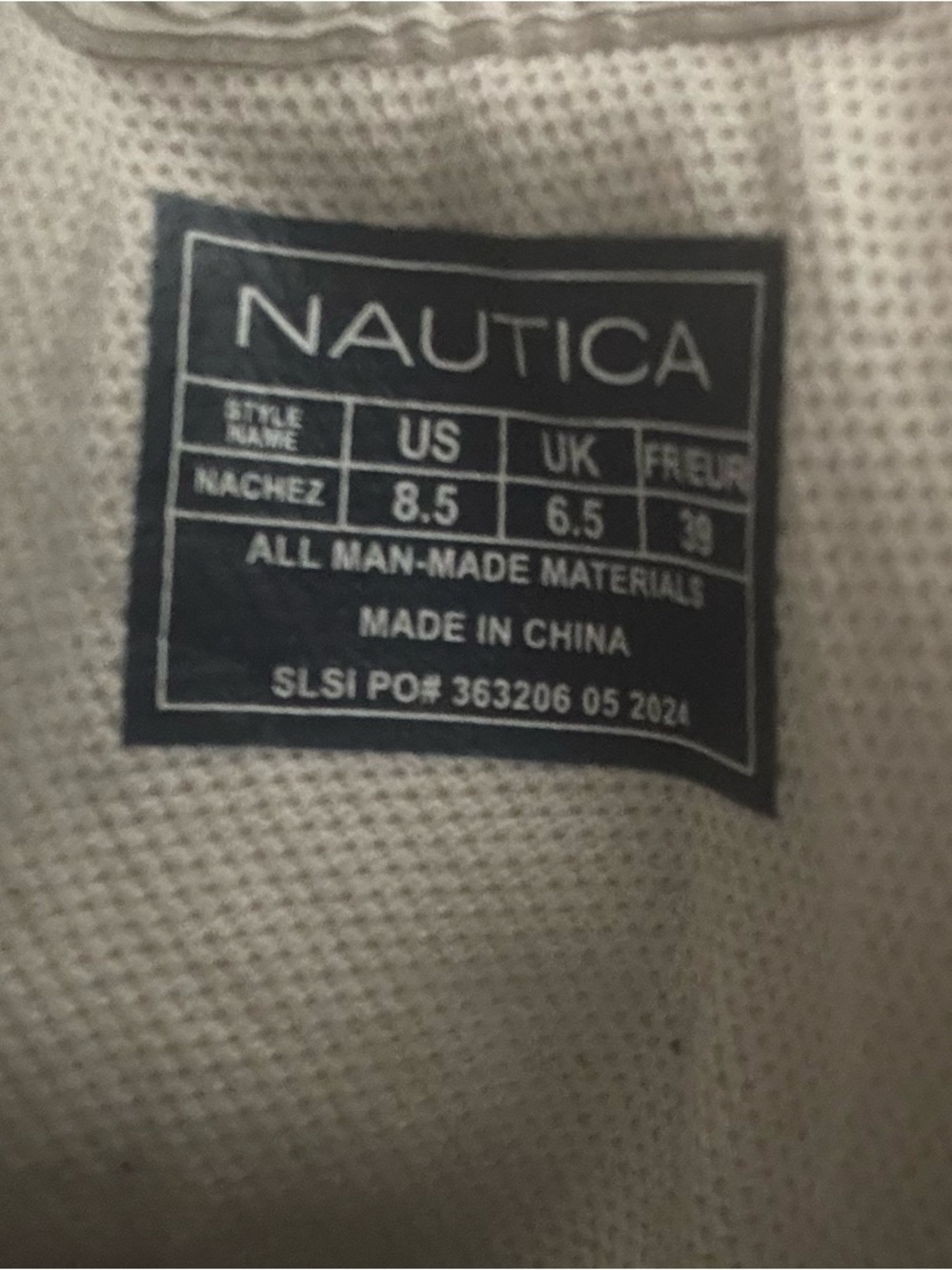 Nautica White Casual Canvas Sneakers - Picture 5 of 5